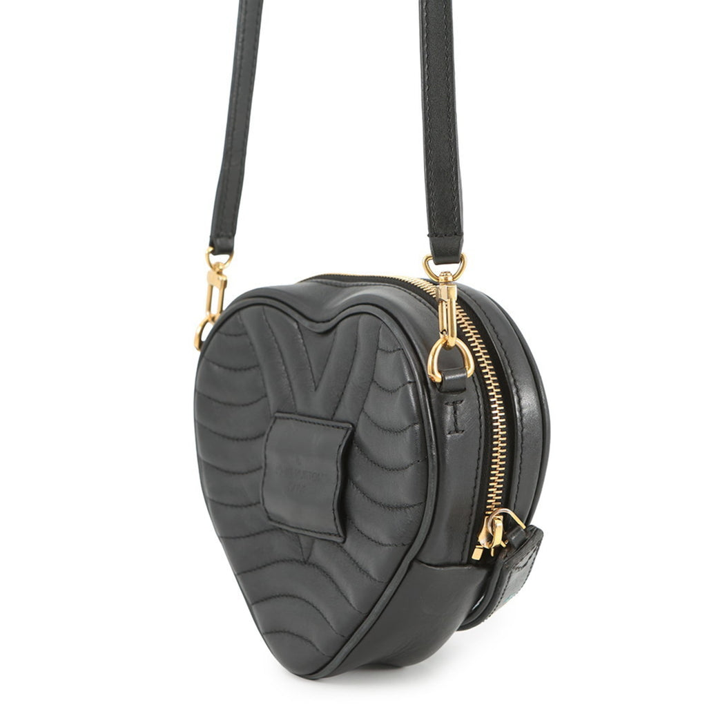 Louis Vuitton Noir Leather Shoulder Bag