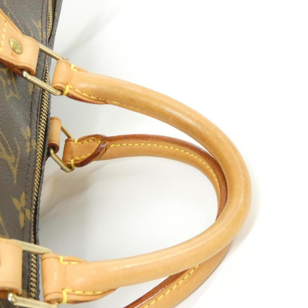 Louis Vuitton Marron Coated Canvas Boston Bag