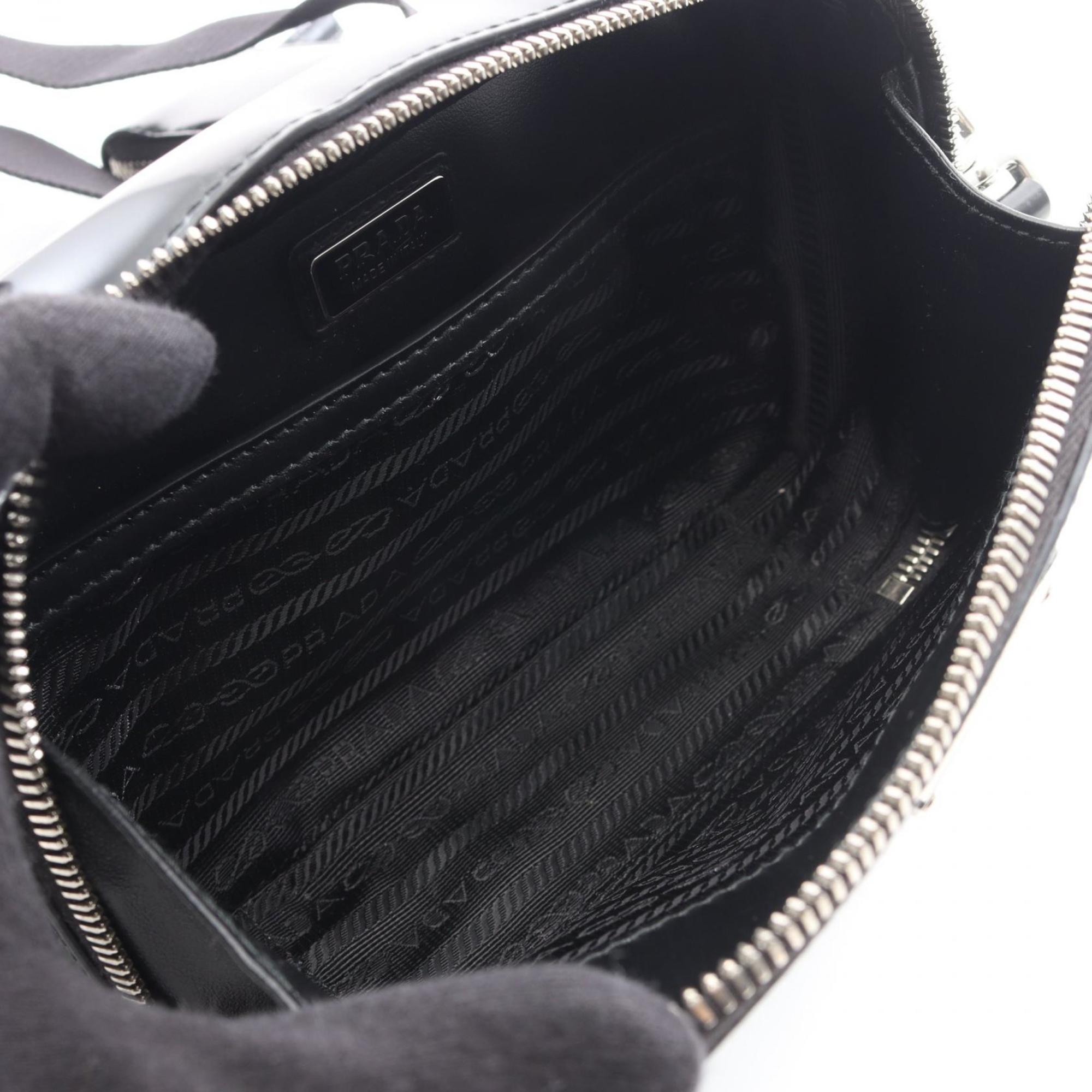 Prada Black Patent Leather Shoulder Bag