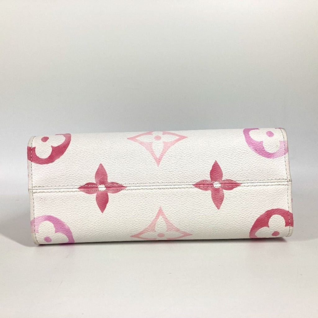 Louis Vuitton Pink White Monogram Handbag Shoulder Bag Tote Bag
