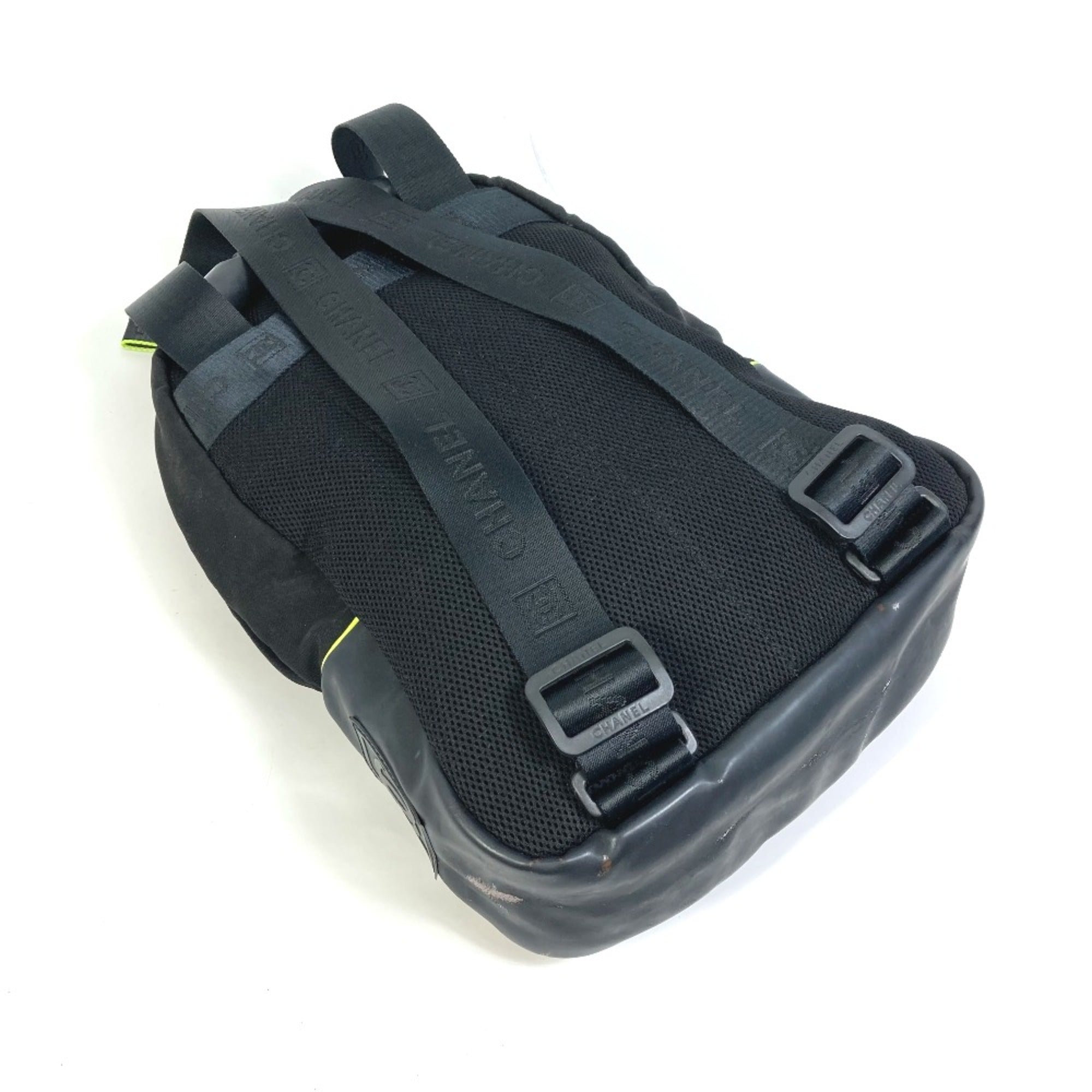 Chanel Black Cloth Backpack