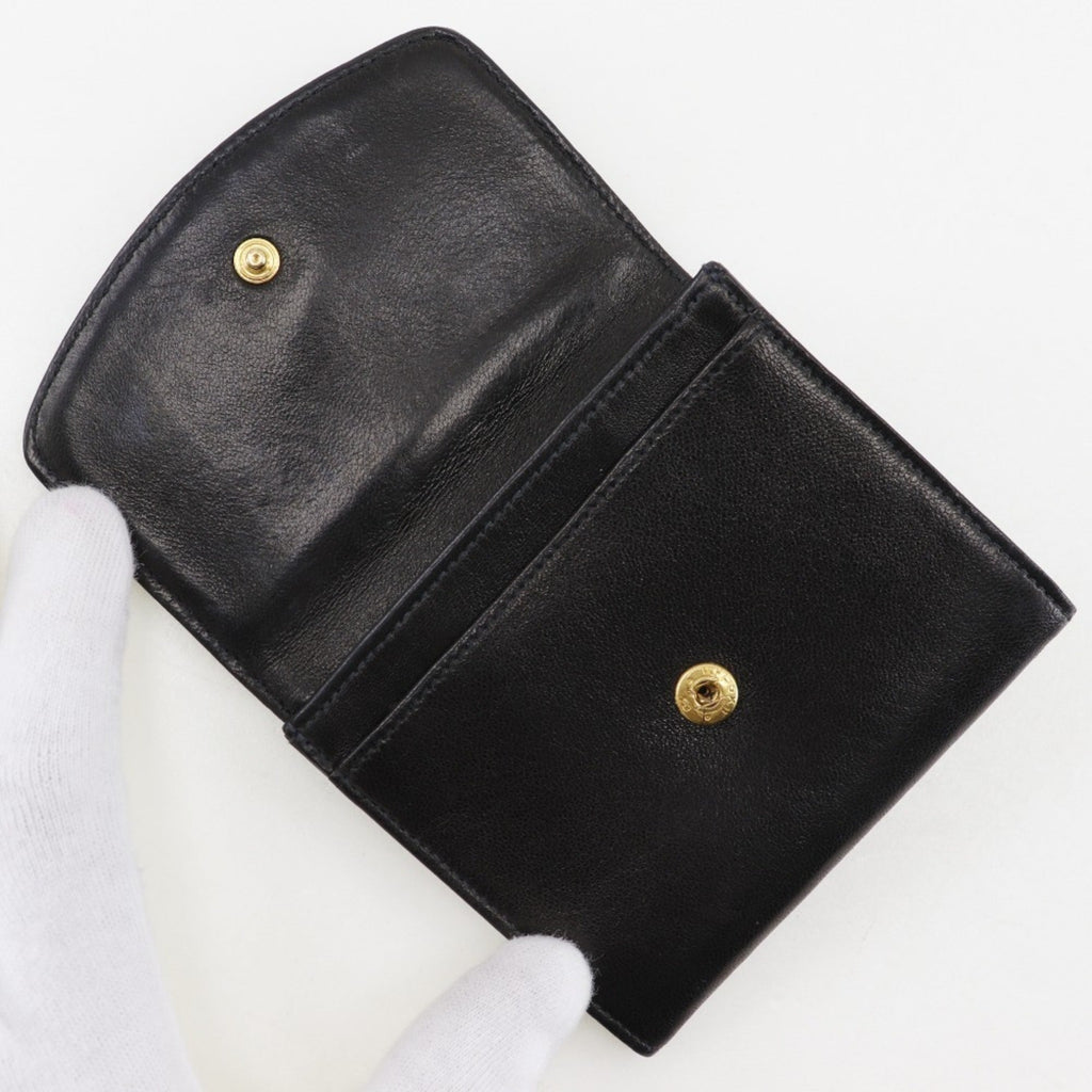 Chanel Black Leather Coin Purse/Coin Case