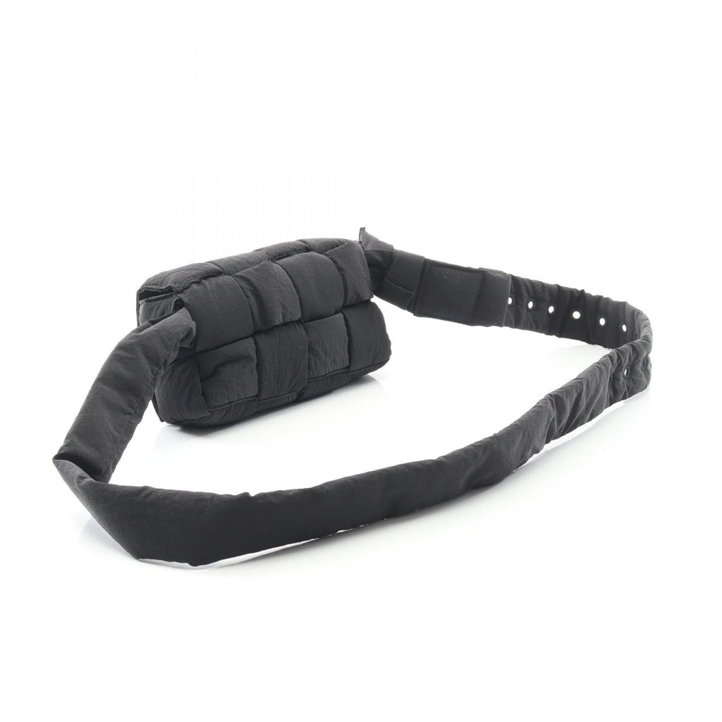 Bottega Veneta Black Nylon Fanny Pack