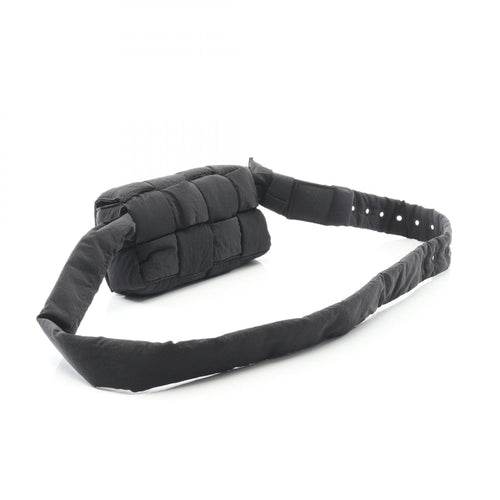 Bottega Veneta Black Nylon Fanny Pack
