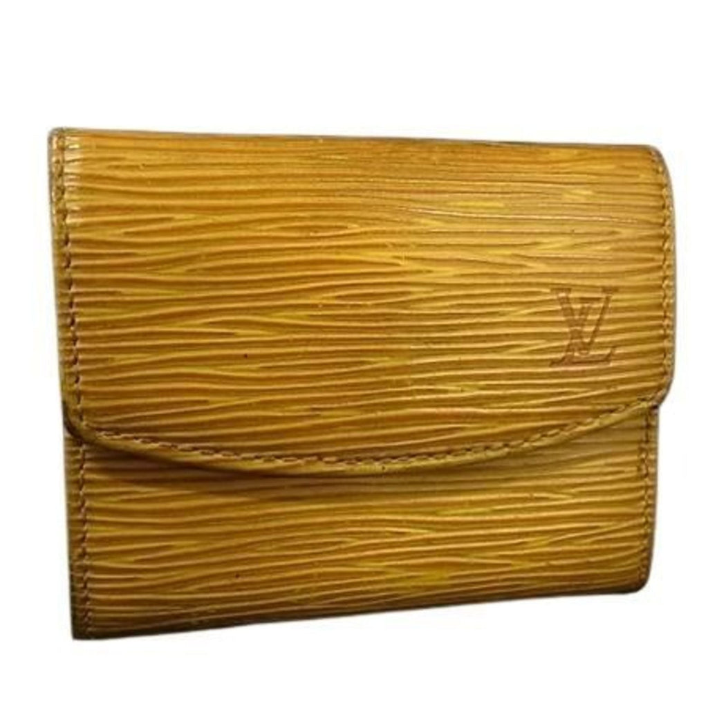 Louis Vuitton Yellow Epi Leather Coin Purse/Coin Case