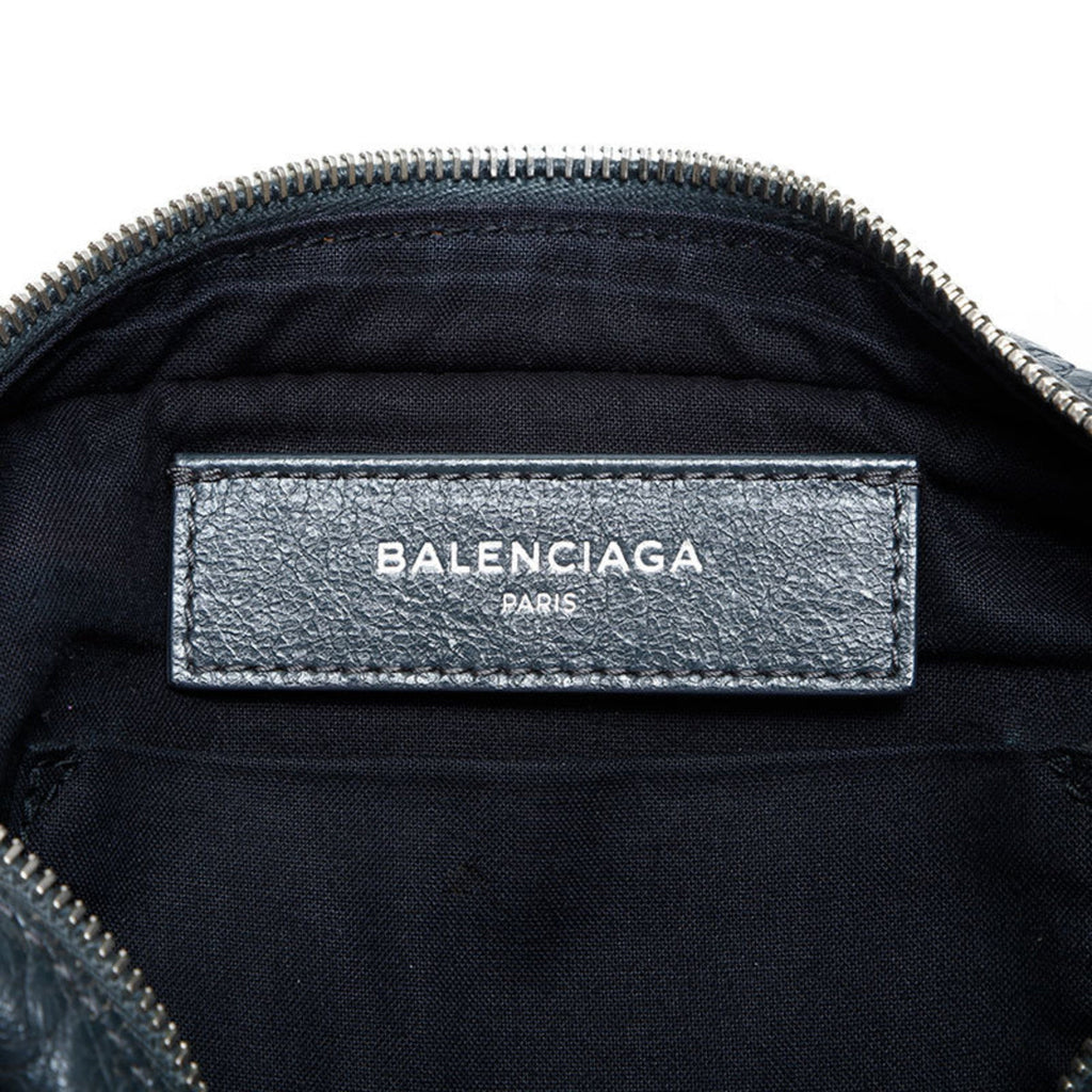 Balenciaga Gray Leather Fanny Pack