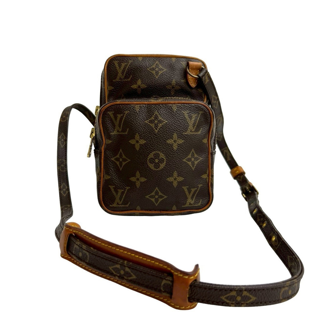 Louis Vuitton Brown Leather Pvc Pochette Shoulder Bag