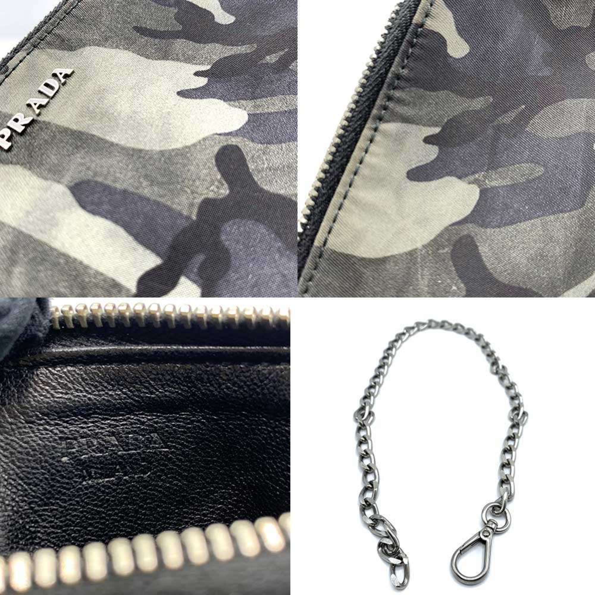 Prada Camouflage Nylon Coin Purse/Coin Case