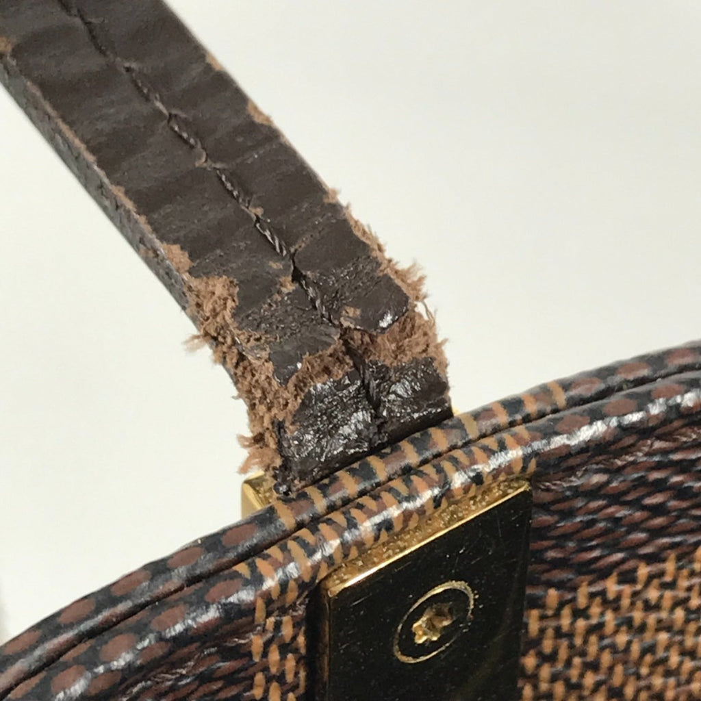 Louis Vuitton Damier Brown Ebene Damier Canvas Shoulder Bag Tote Bag