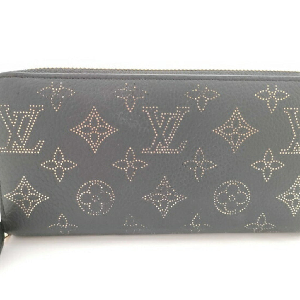 Louis Vuitton Black Leather Long Wallet