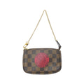 Louis Vuitton Damier Ebene Coated Canvas Pochette Pouch