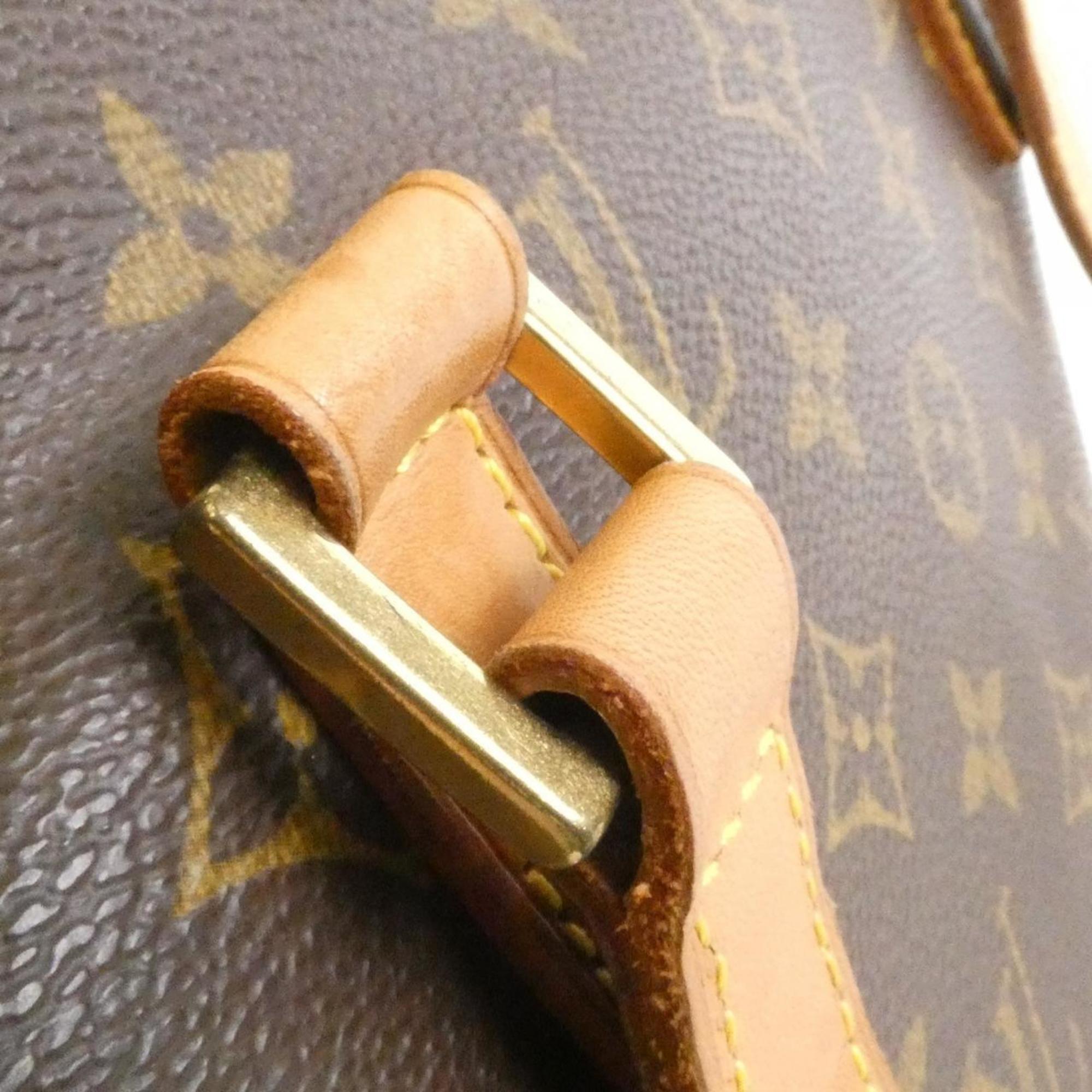 Louis Vuitton Brown Coated Canvas Handbag