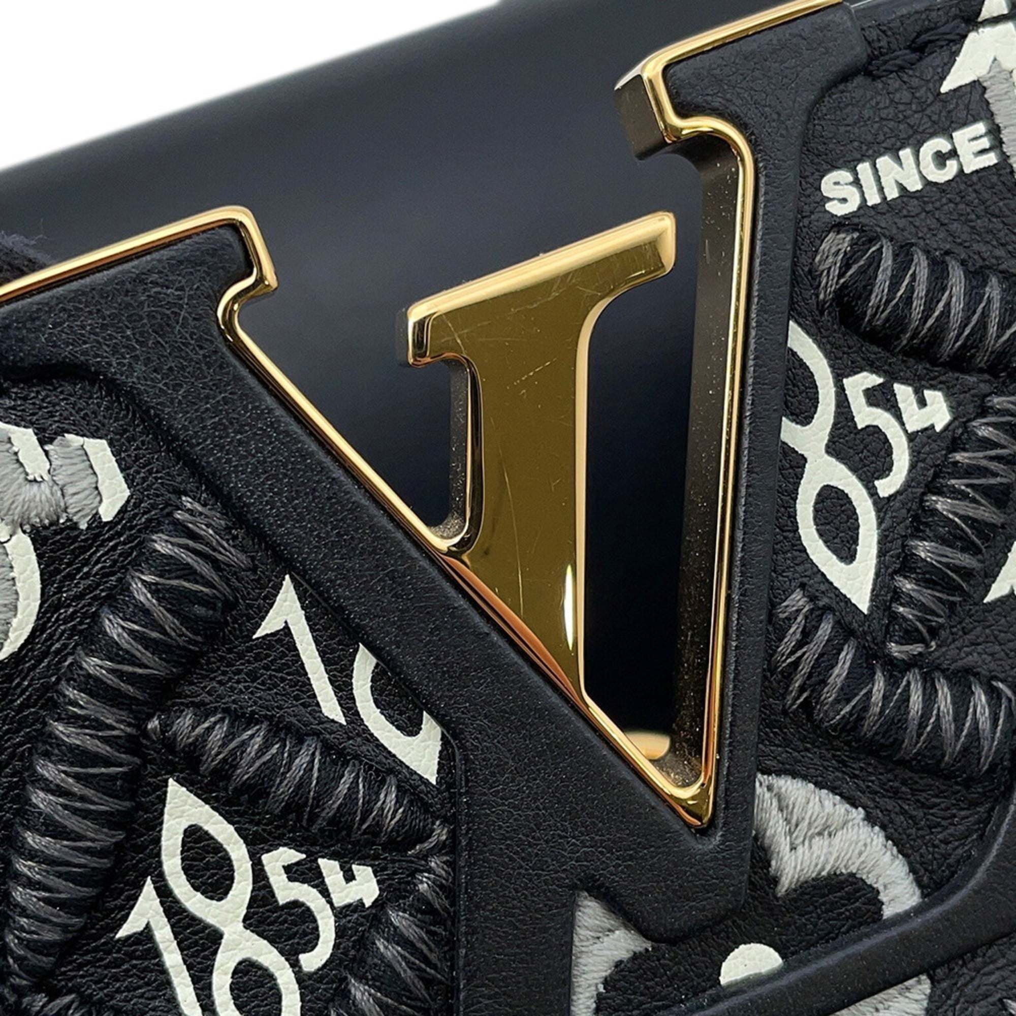 Louis Vuitton Black Noir Leather Handbag