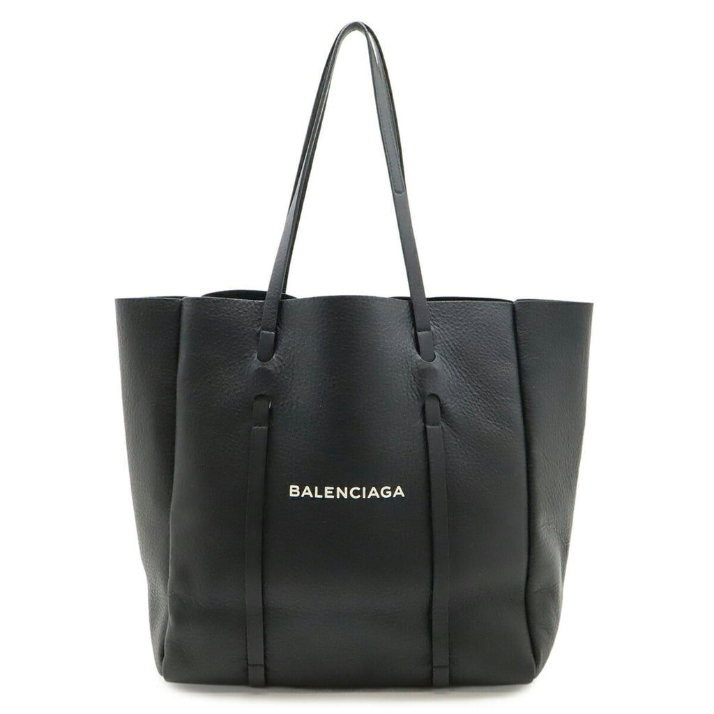 Balenciaga Black Leather Shoulder Bag Tote