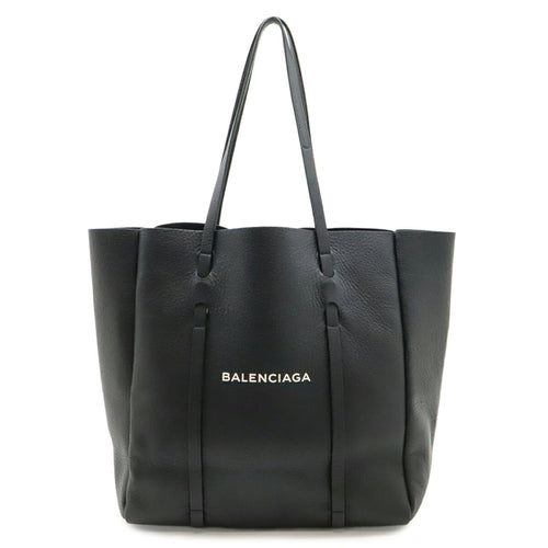 Balenciaga Black Leather Shoulder Bag Tote