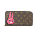 Louis Vuitton Marron Coated Canvas Long Wallet
