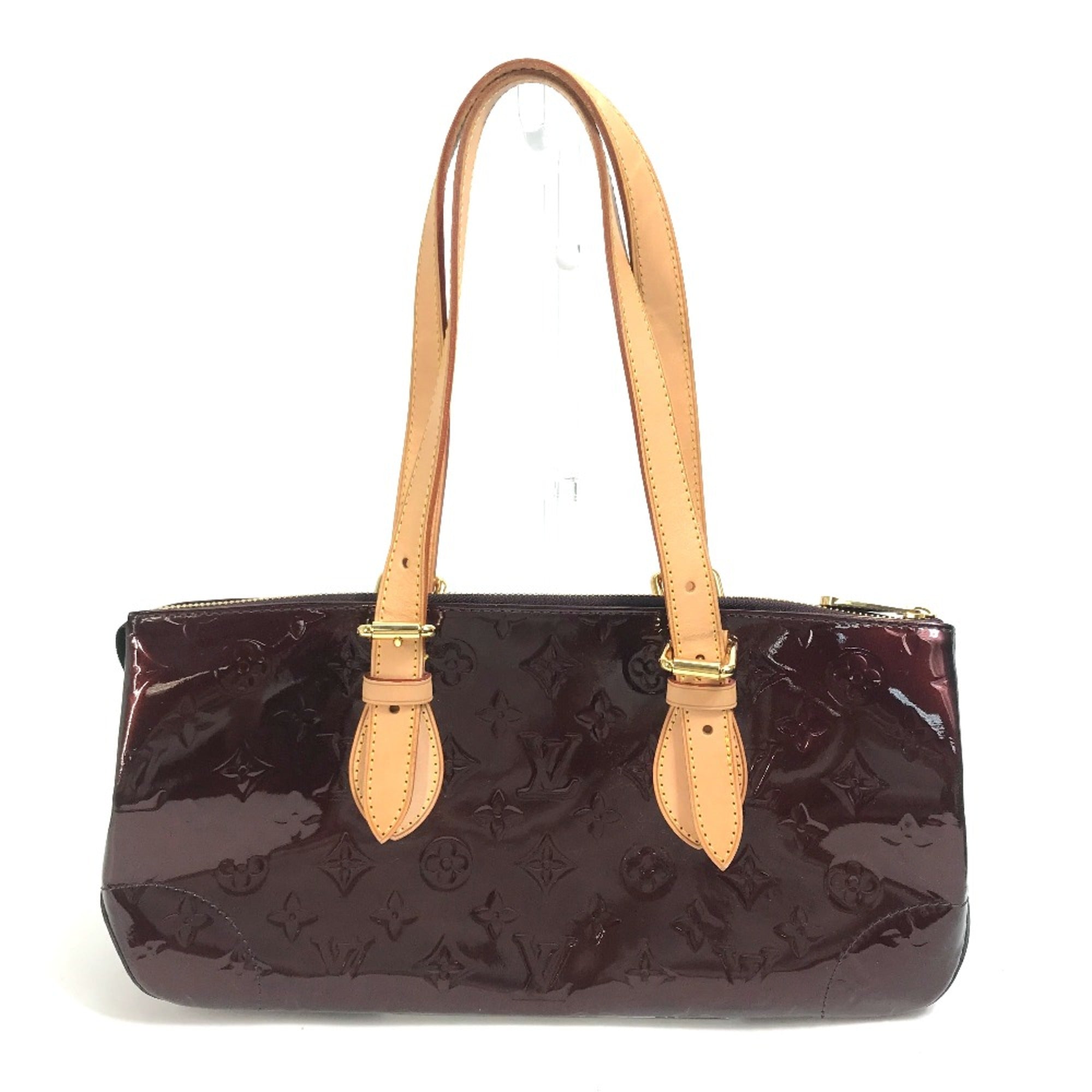 Louis Vuitton Red Leather Shoulder Bag
