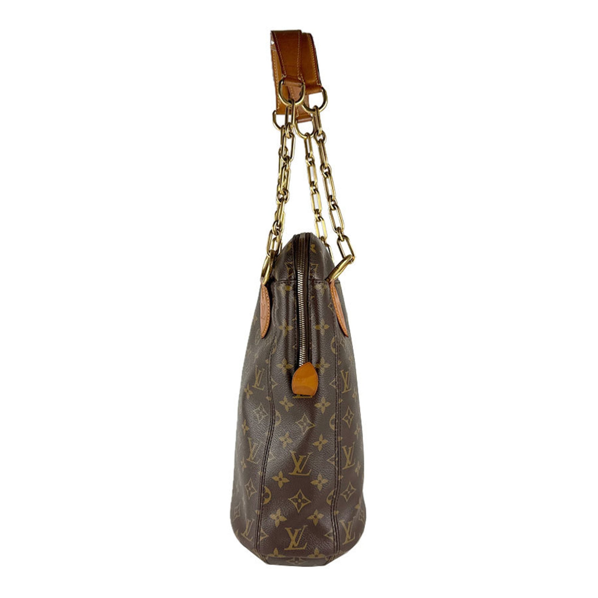 Louis Vuitton Brown Monogram Canvas Shoulder Bag