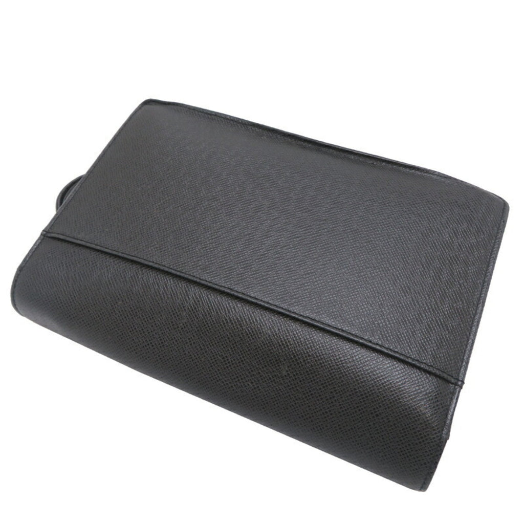 Louis Vuitton Taiga Ardoise Black Galle Taiga Leather Clutch Bag