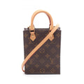 Louis Vuitton Brown Pvc Monogram Leather Coated Canvas Handbag
