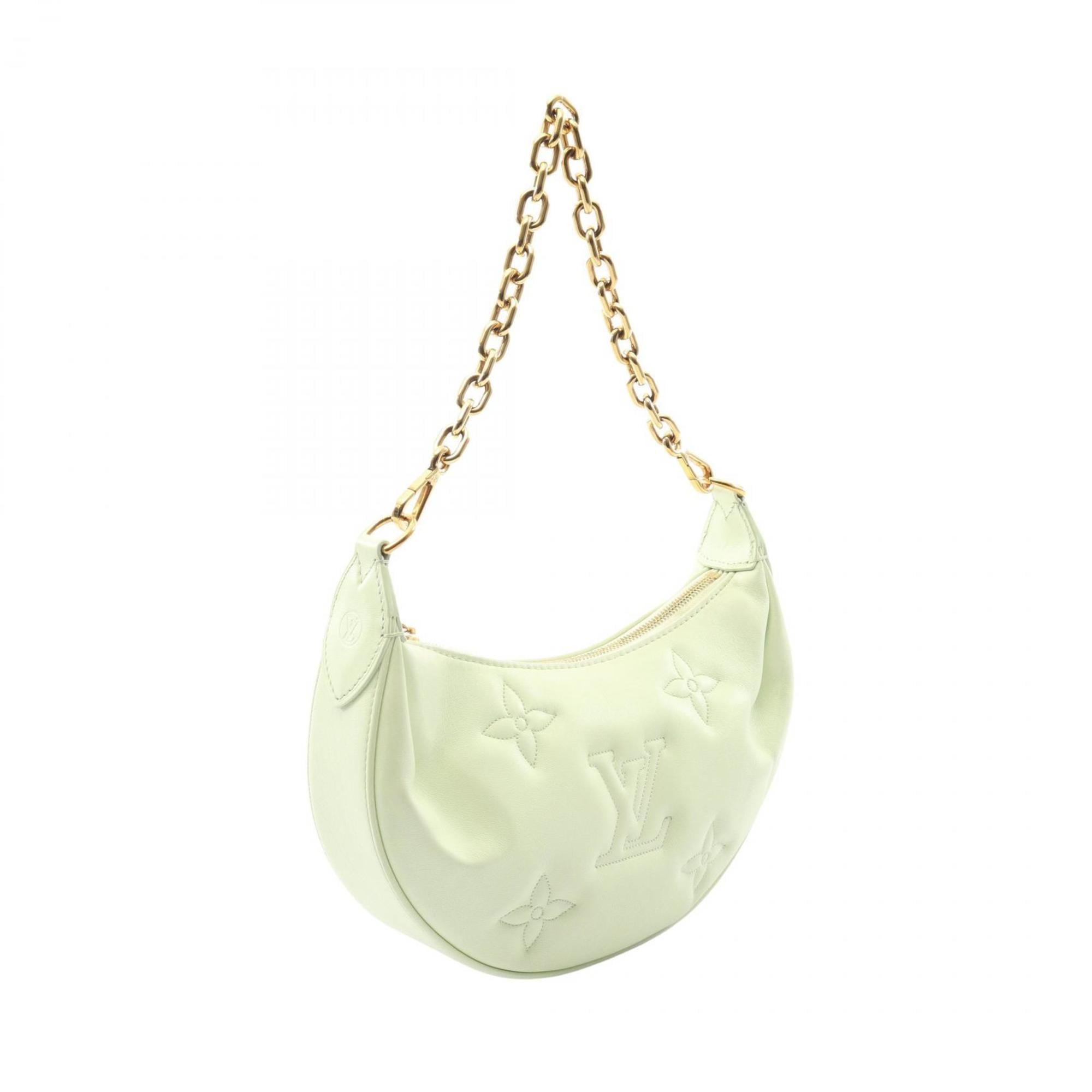 Louis Vuitton Green Leather Handbag