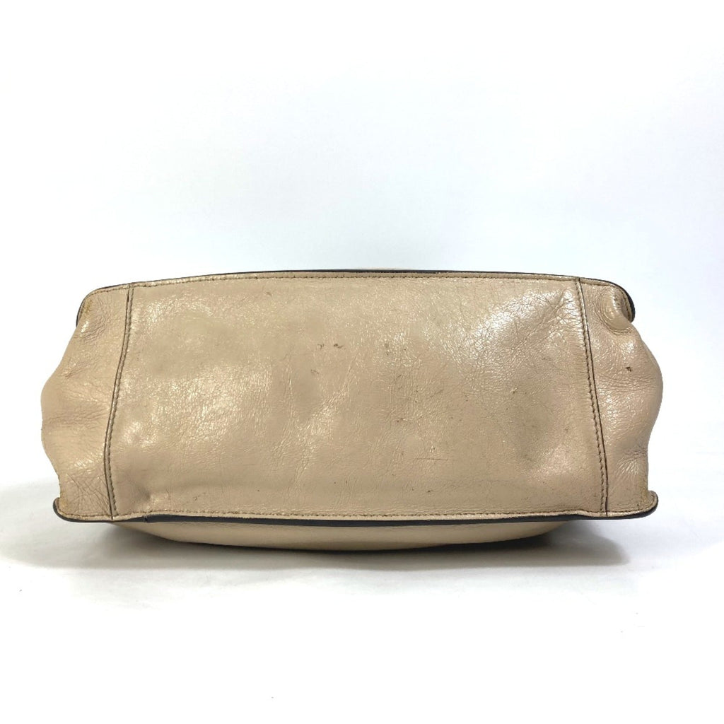 Fendi Beige Leather Shoulder Bag
