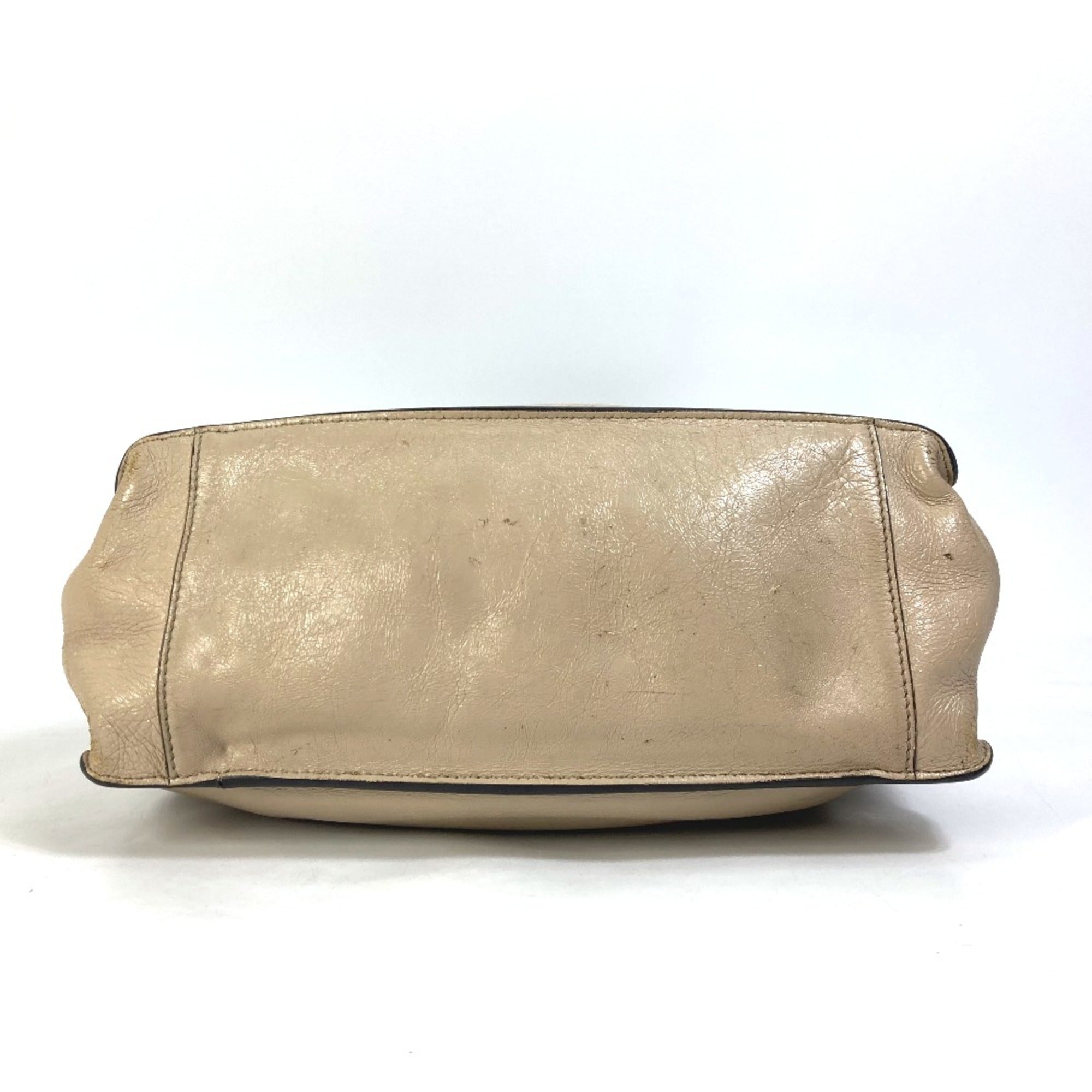 Fendi Beige Leather Shoulder Bag