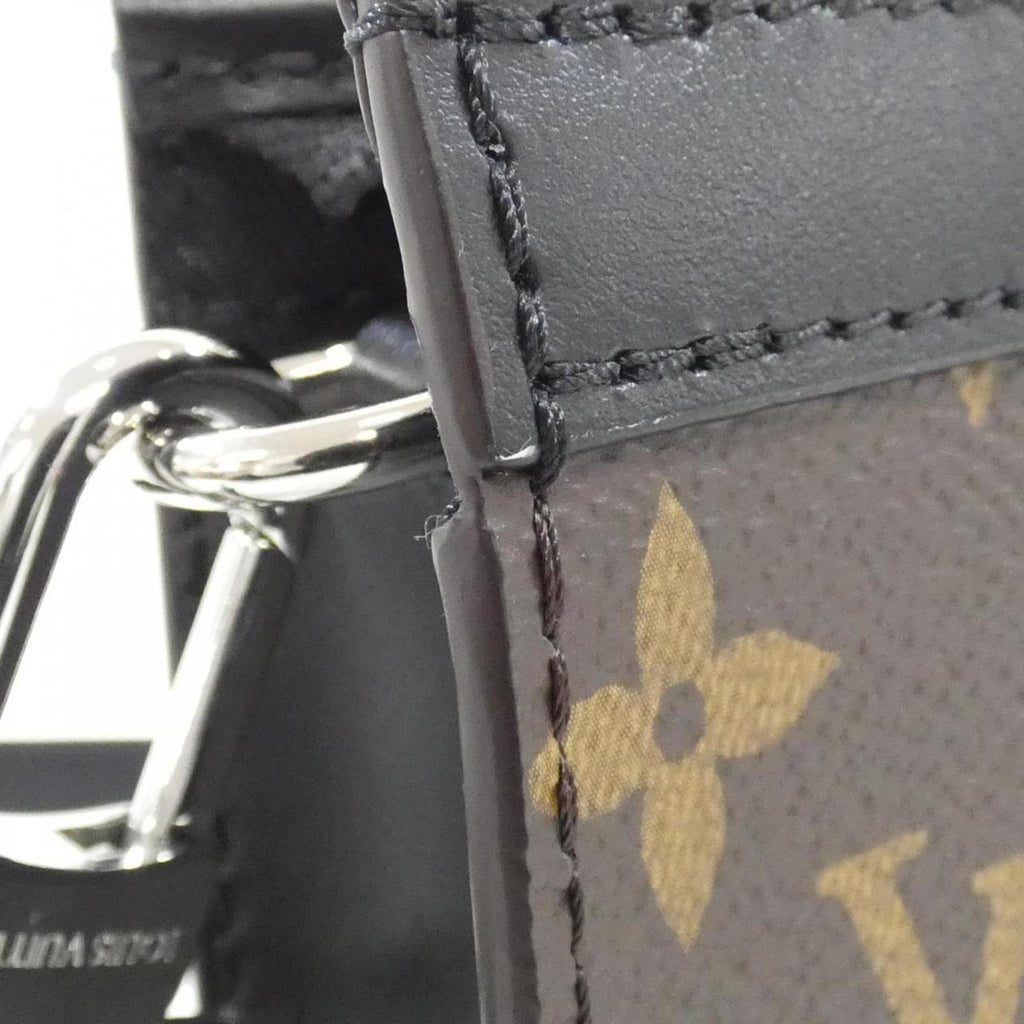 Louis Vuitton Brown Coated Canvas Shoulder Bag
