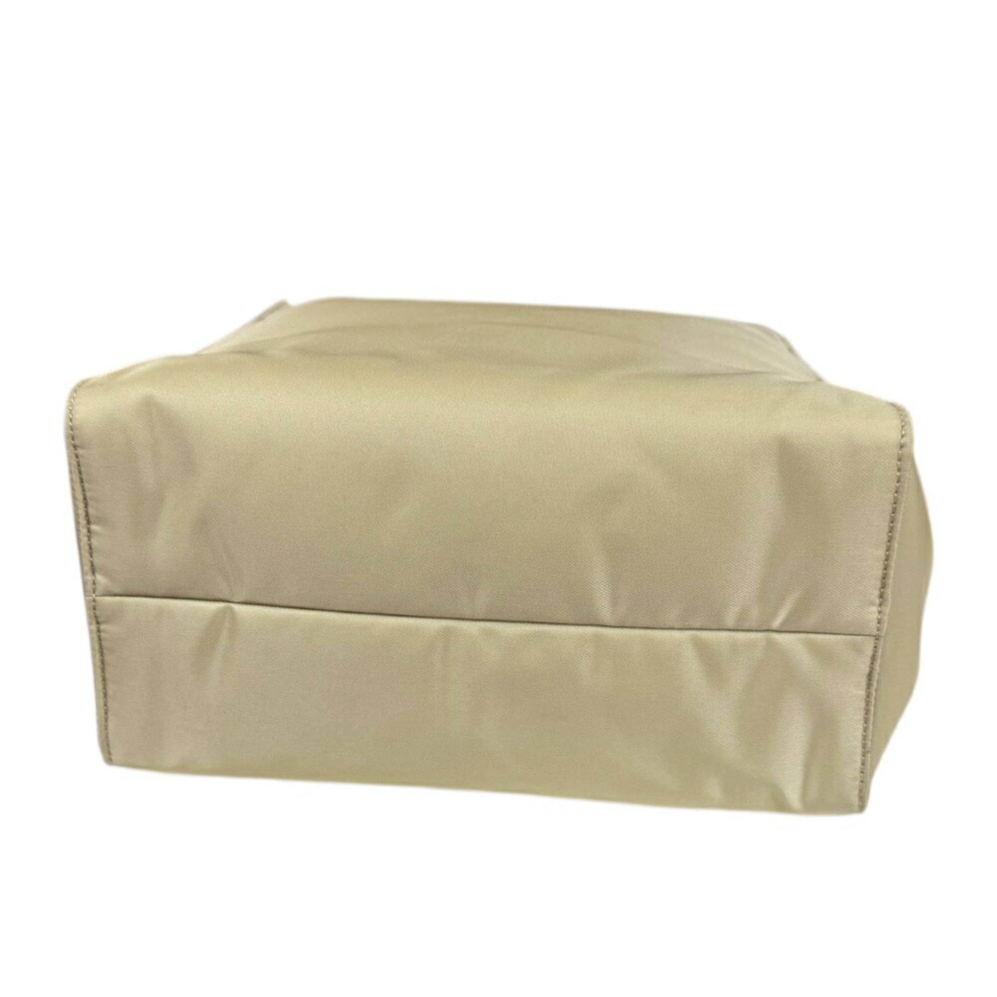 Prada Beige Nylon Shoulder Bag