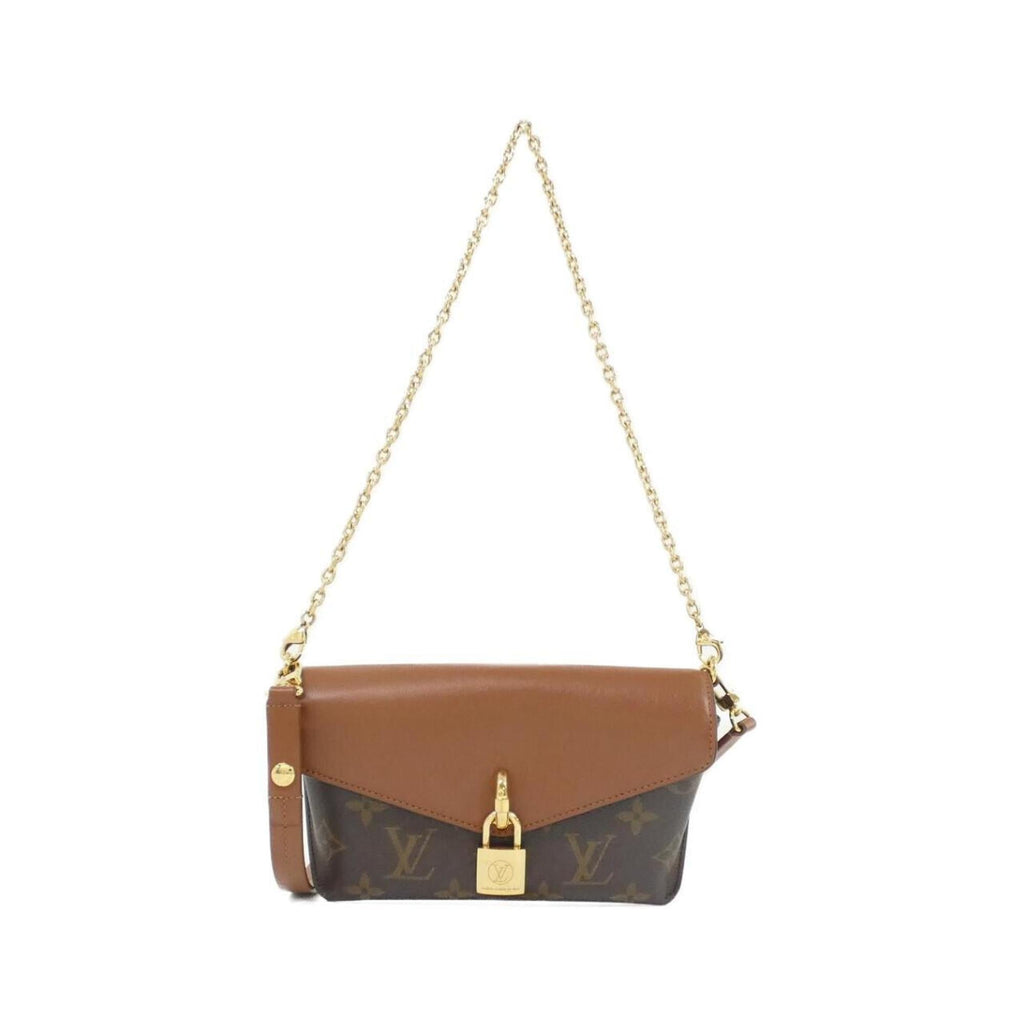 Louis Vuitton Caramel Marron Coated Canvas Leather Shoulder Bag