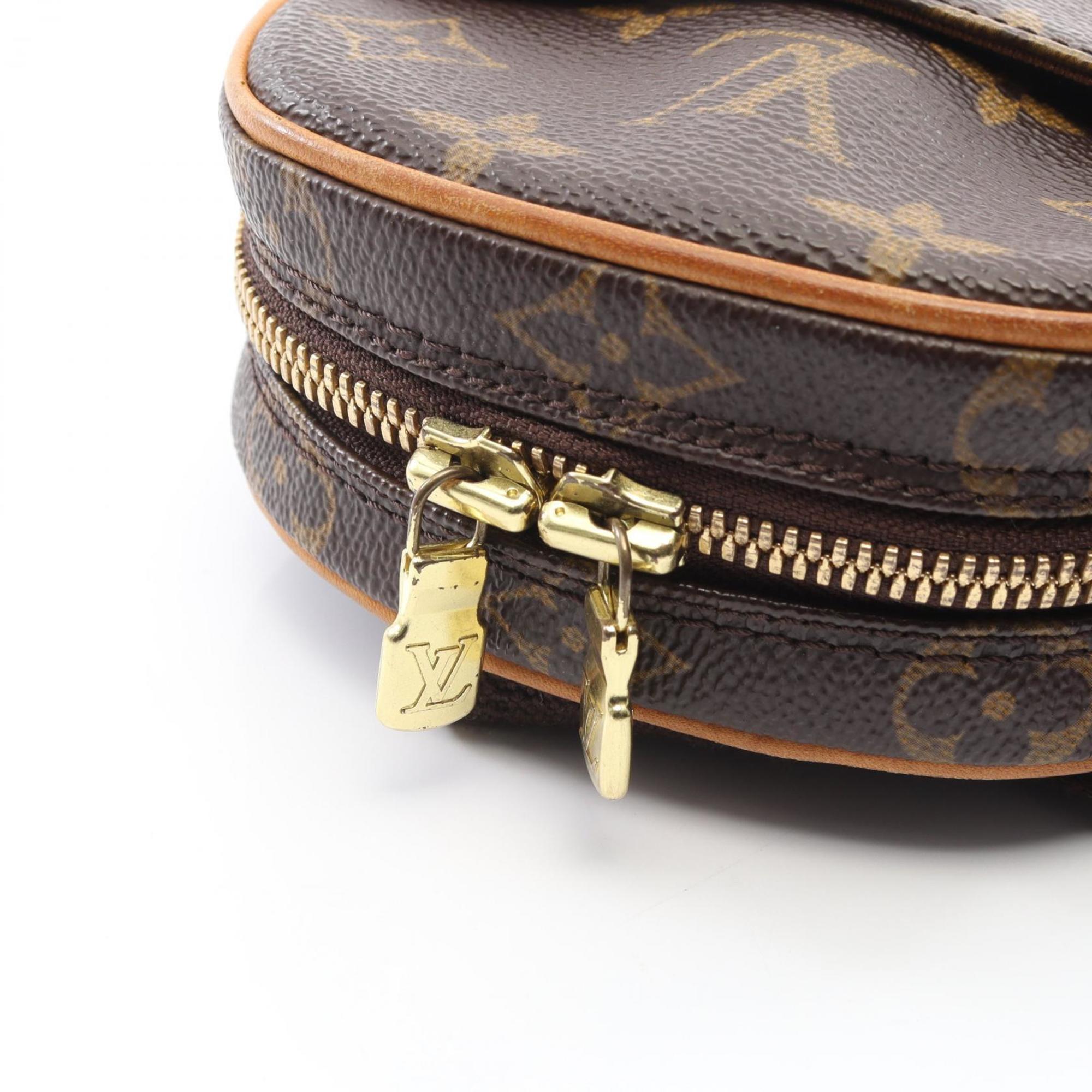 Louis Vuitton Brown Monogram Coated Canvas Leather Fanny Pack Sling Bag