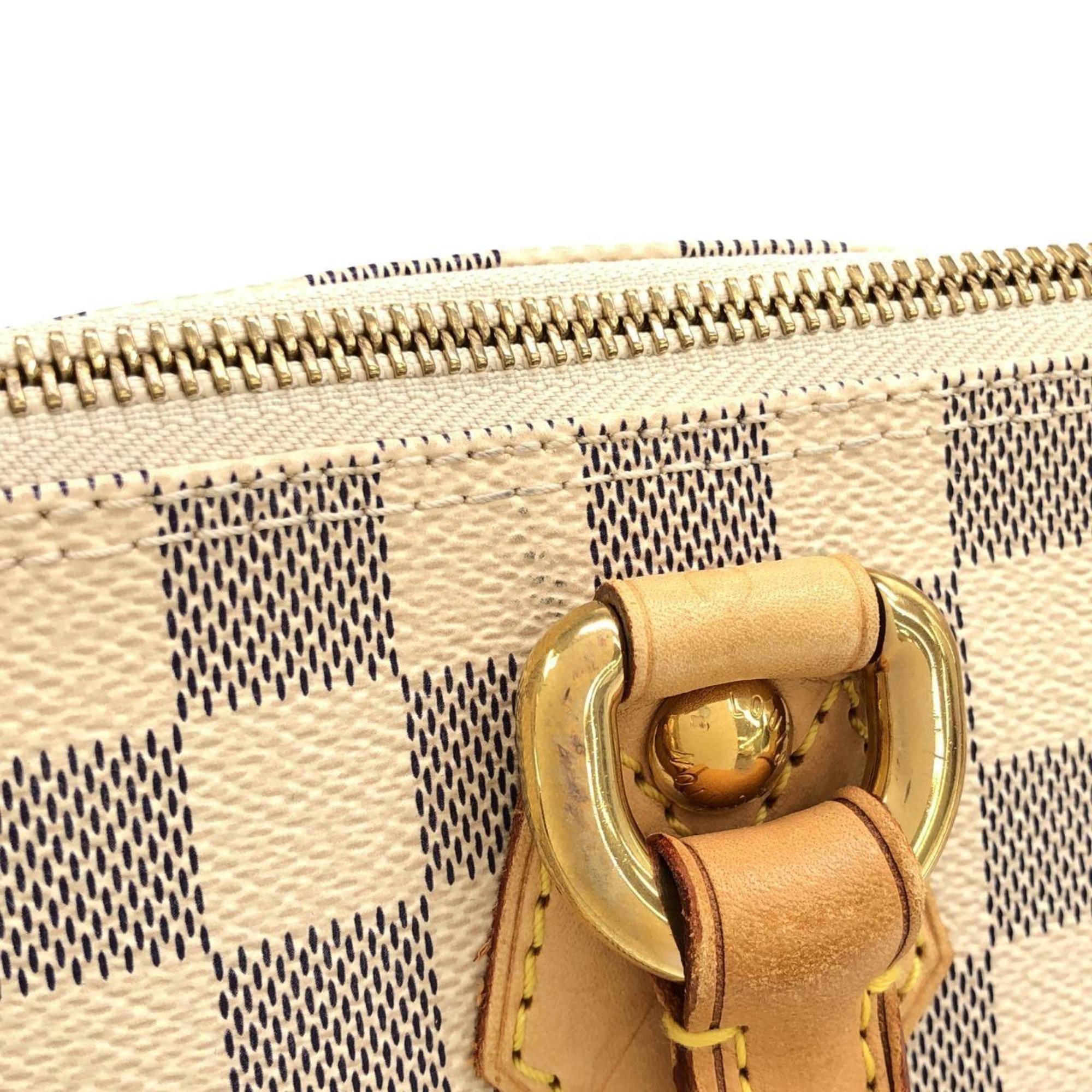Louis Vuitton Azur Coated Canvas Handbag