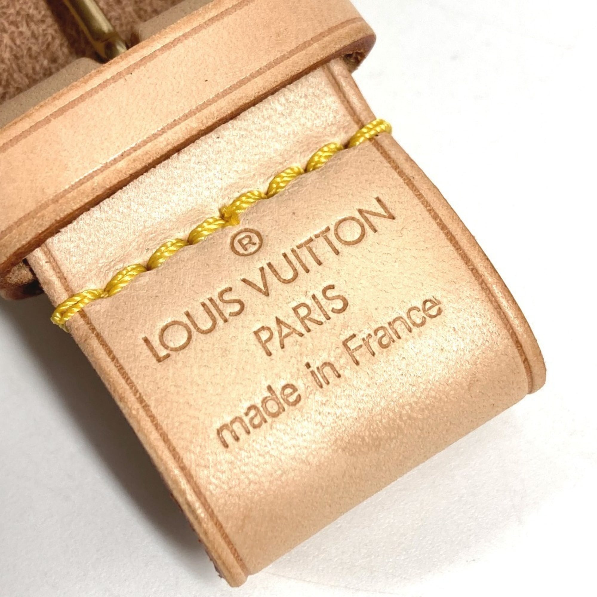 Louis Vuitton White Yellow Monogram Vernis Canvas Handbag