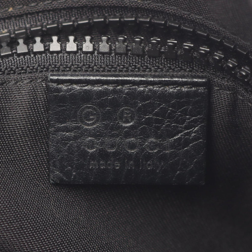 Gucci Black Nylon Leather Shoulder Bag (Pre-Owned)
