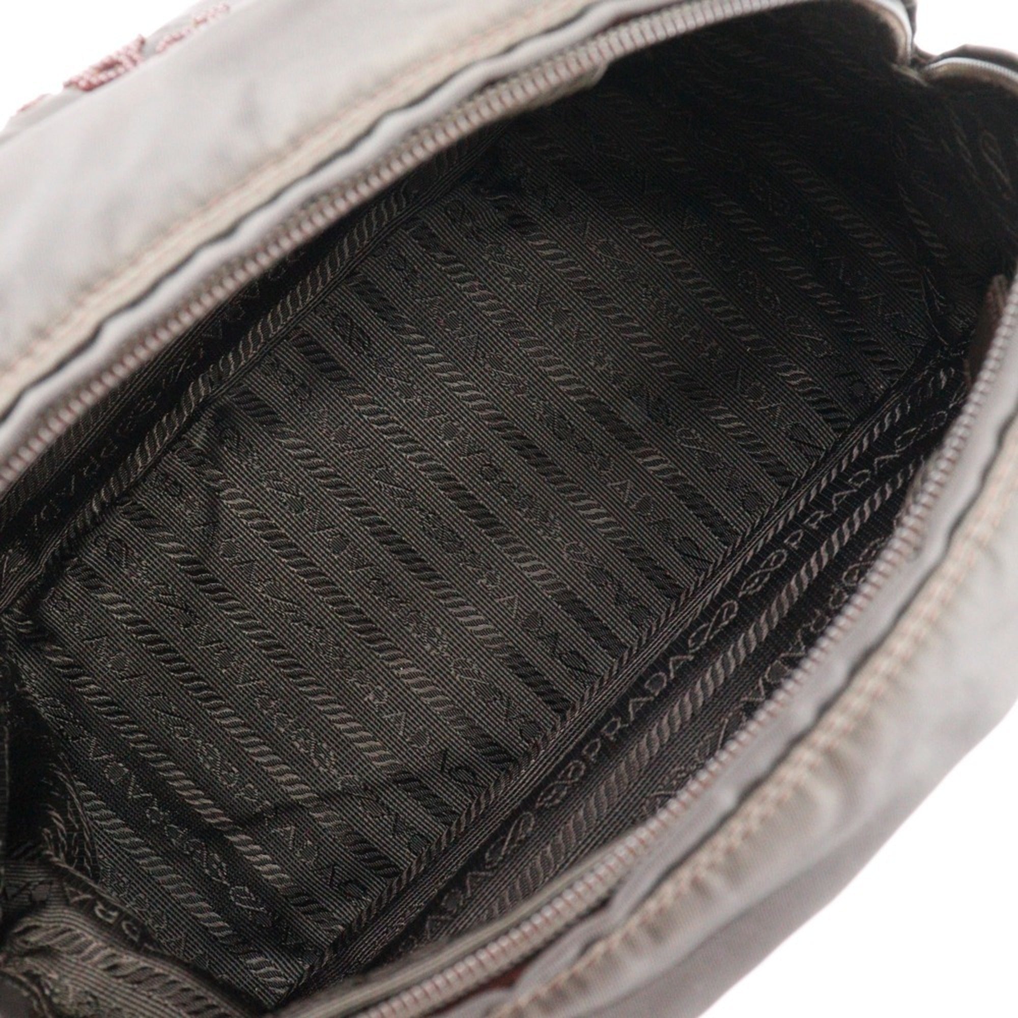 Prada Brown Nylon Handbag