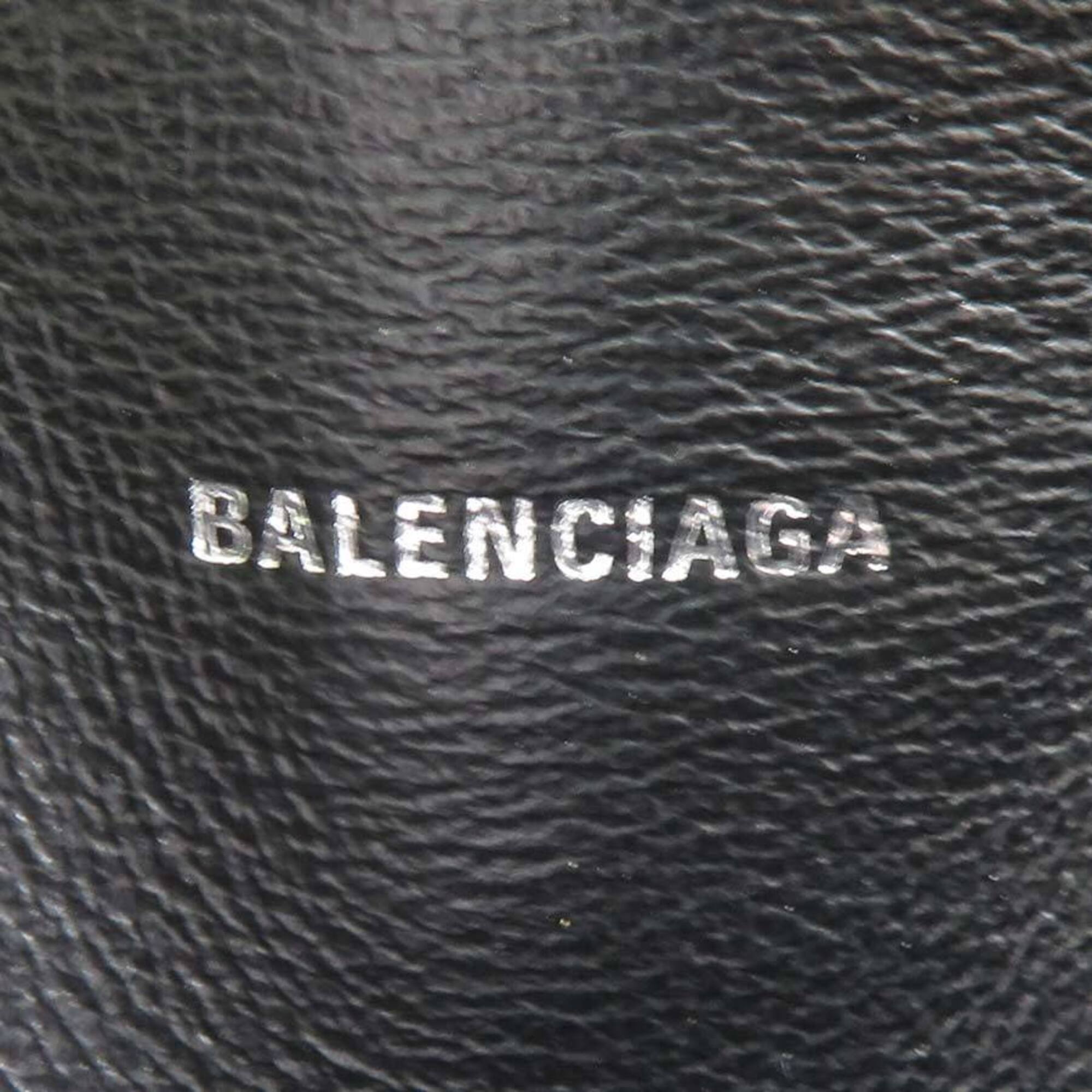 Balenciaga Black Leather Long Wallet (Bi-Fold)