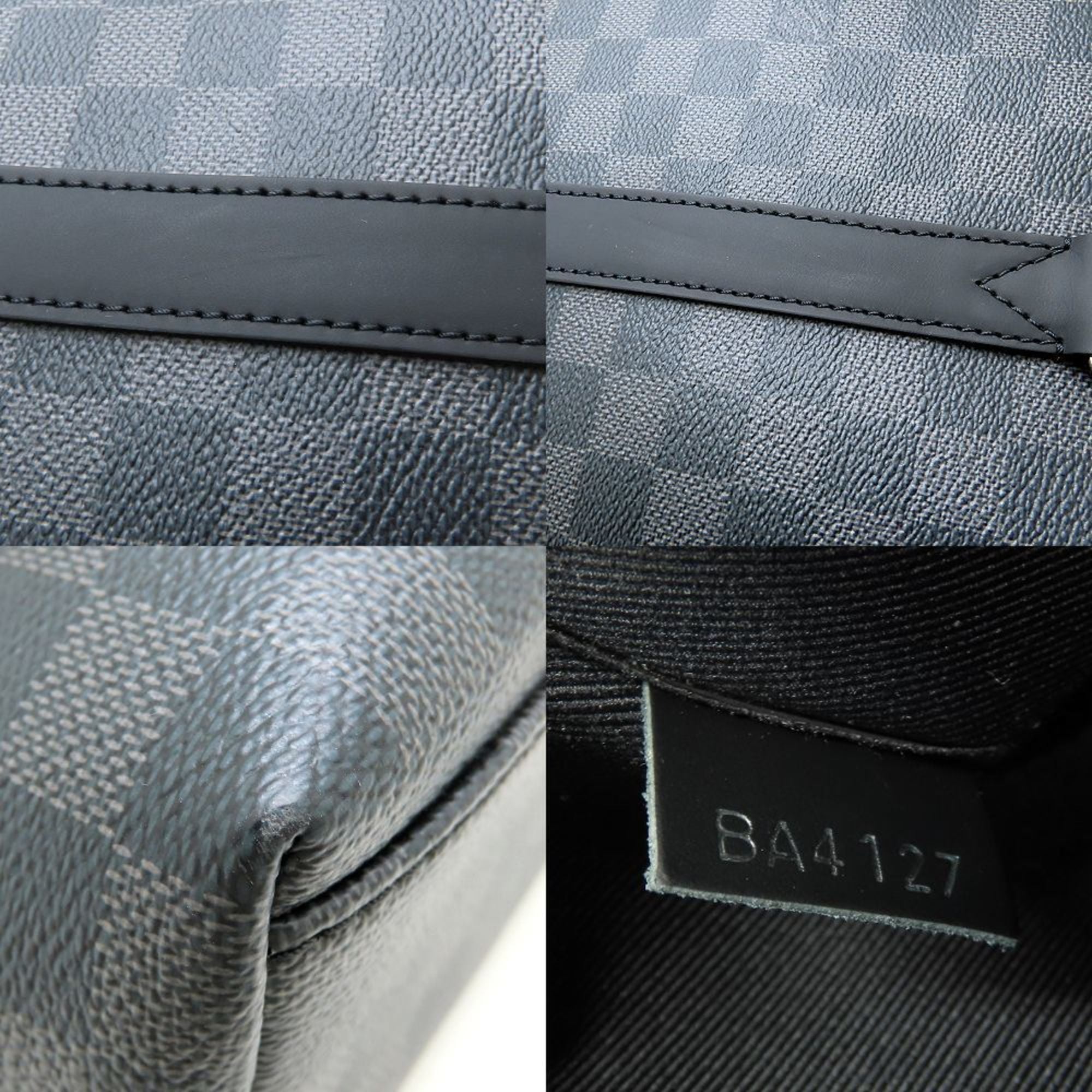 Louis Vuitton Black Damier Graphite Gray Damier Graphite Tote Bag