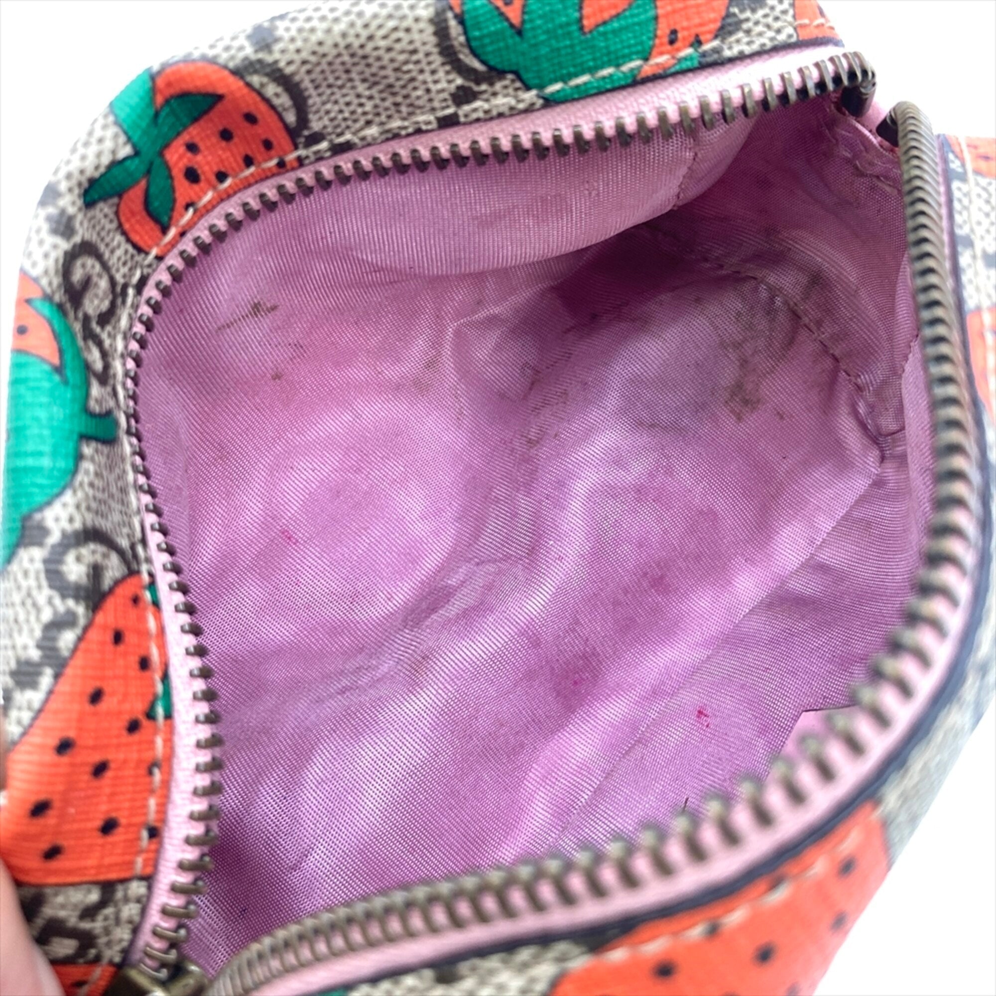Gucci Multi-Color Pvc Handbag Pouch (Pre-Owned)