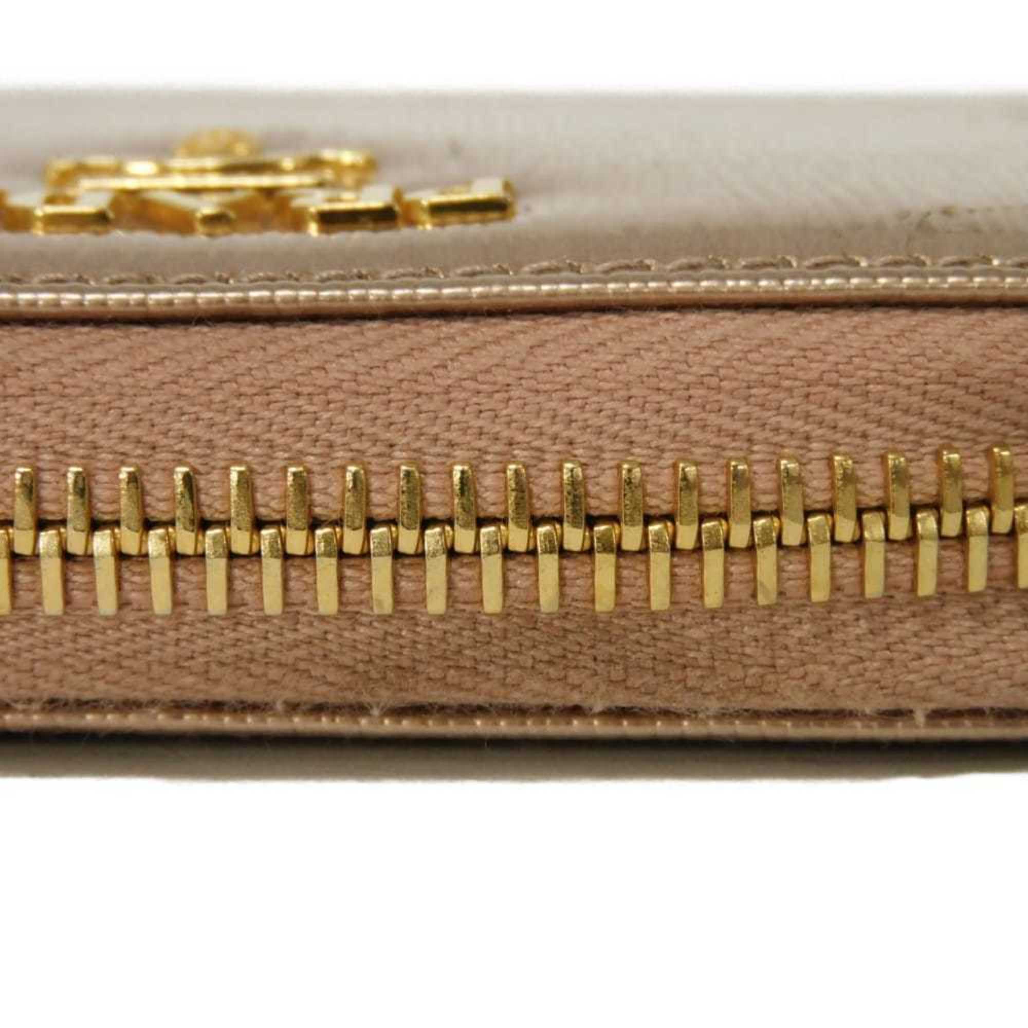 Prada Pink Leather Coin Purse/Coin Case