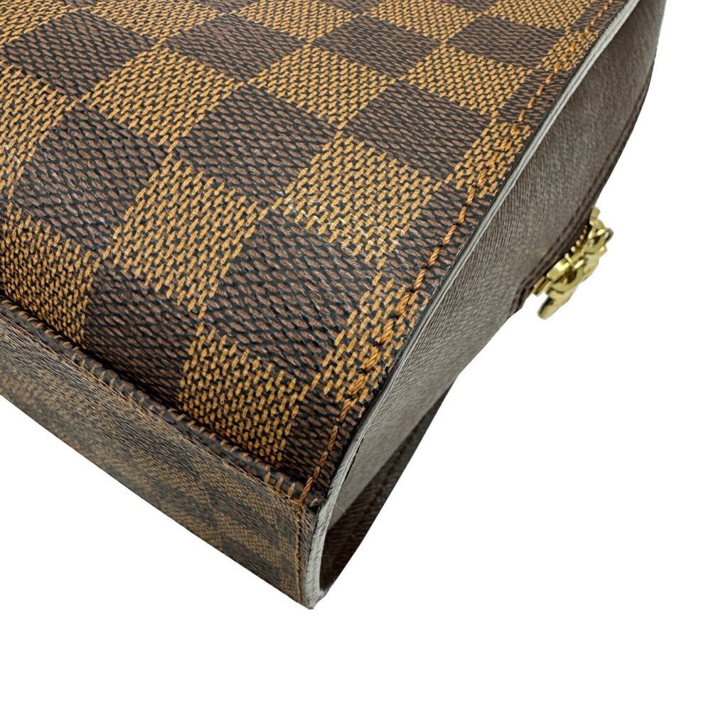 Louis Vuitton Damier Brown Damier Canvas Handbag