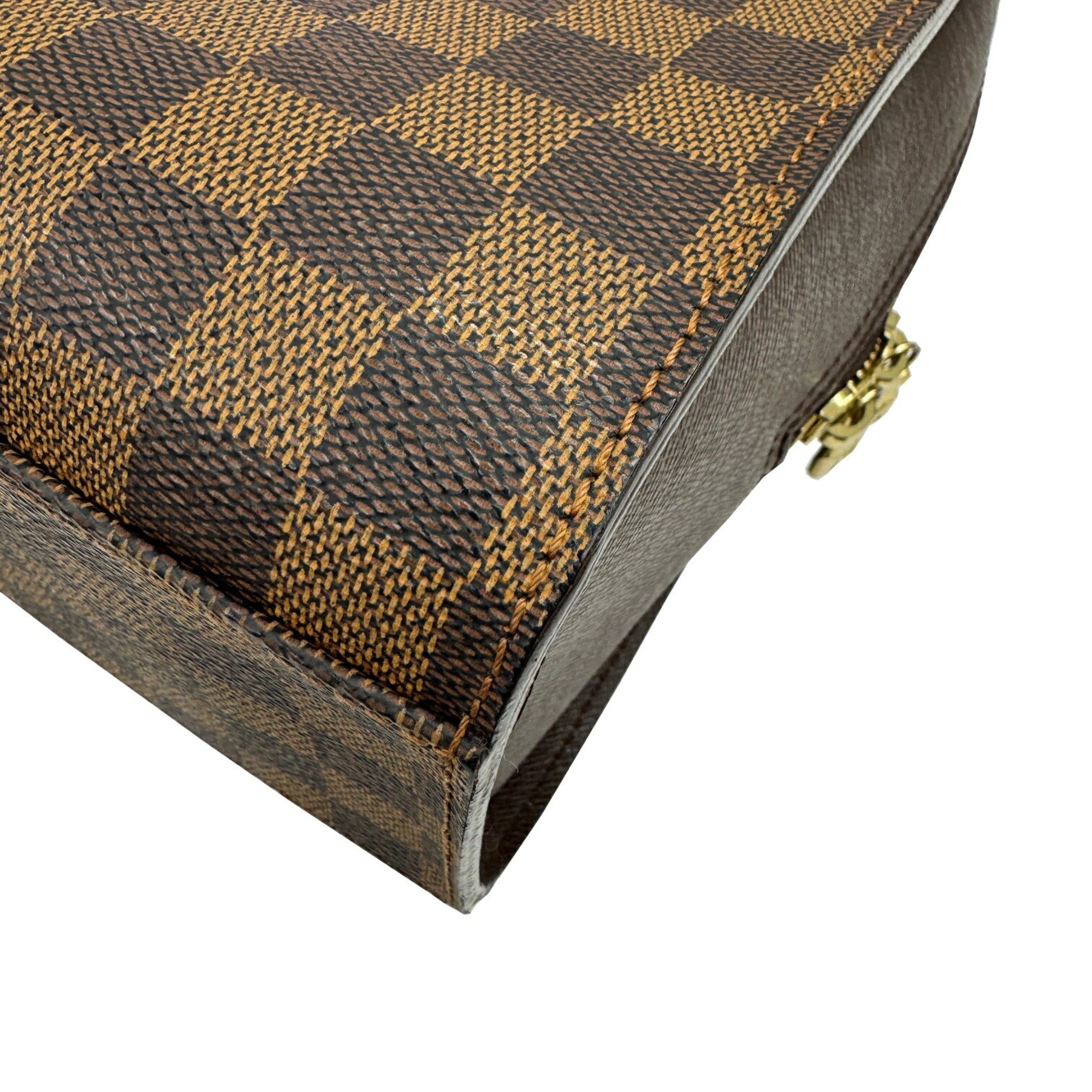 Louis Vuitton Damier Brown Damier Canvas Handbag