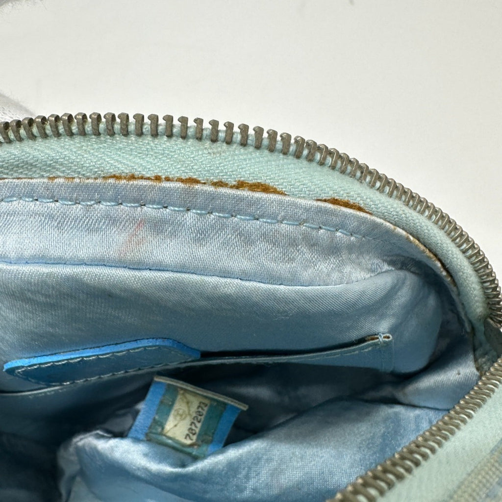Chanel Blue Nylon Pouch
