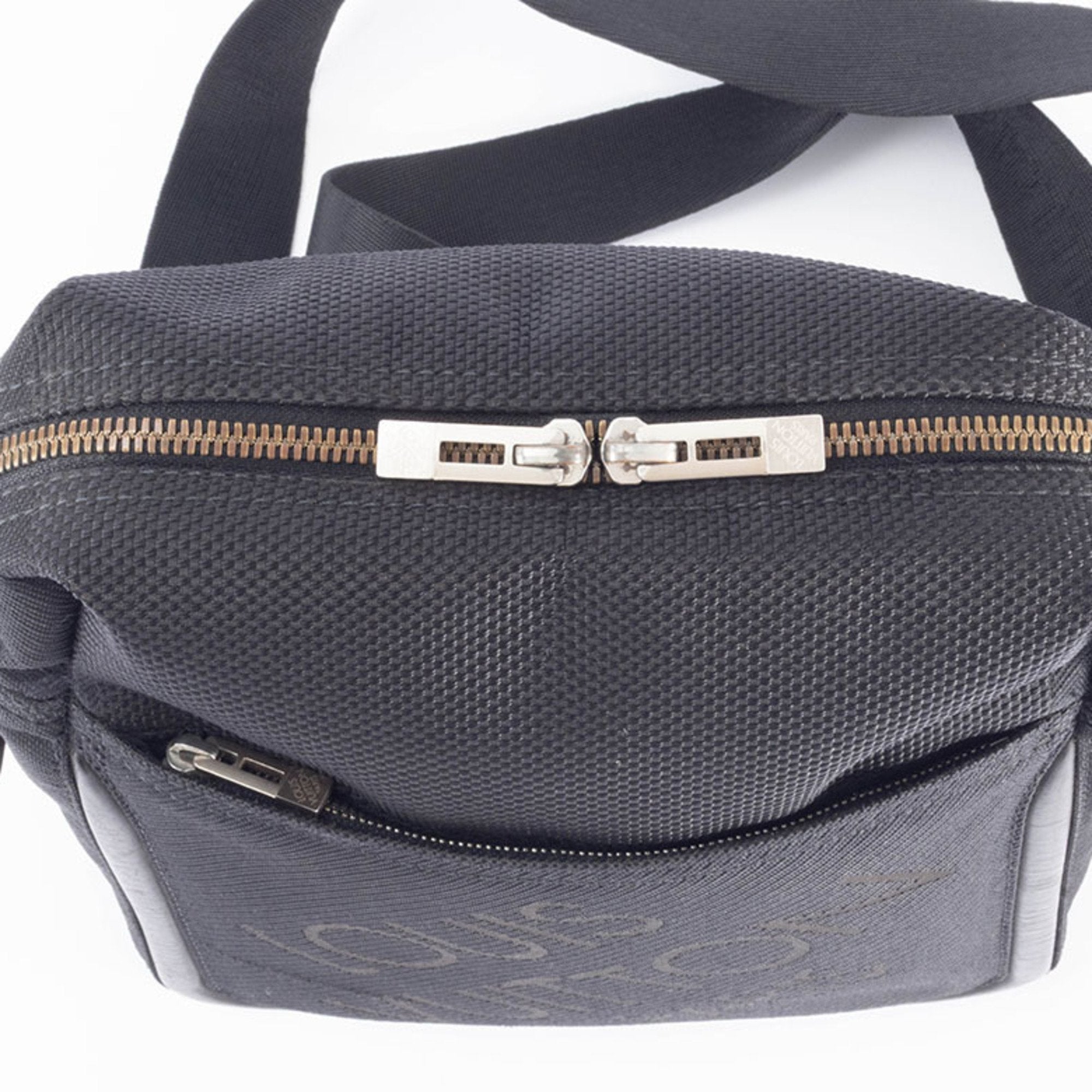 Louis Vuitton Black Noir Damier Geant Shoulder Bag