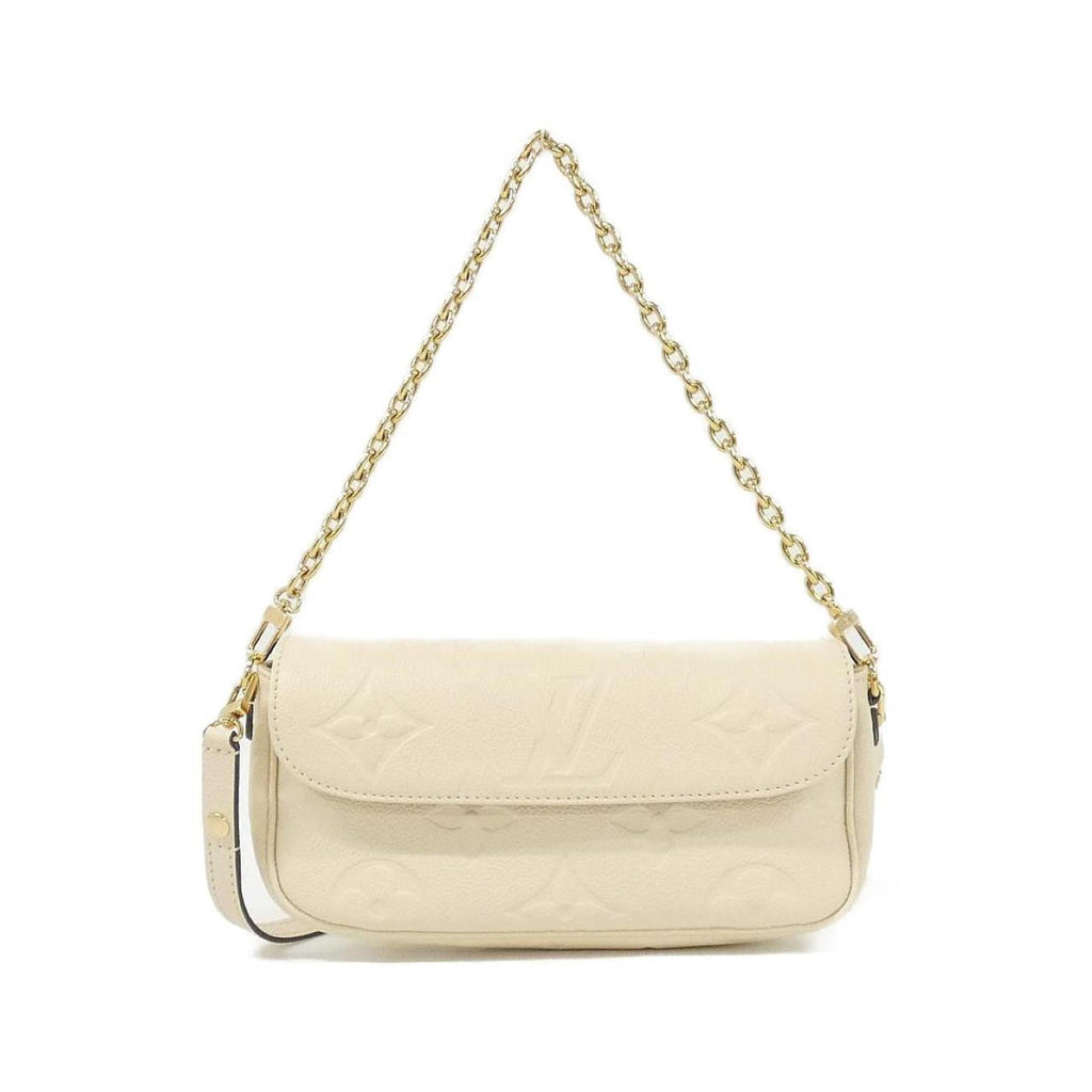 Louis Vuitton Cream Leather Shoulder Bag