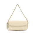 Louis Vuitton Cream Leather Shoulder Bag