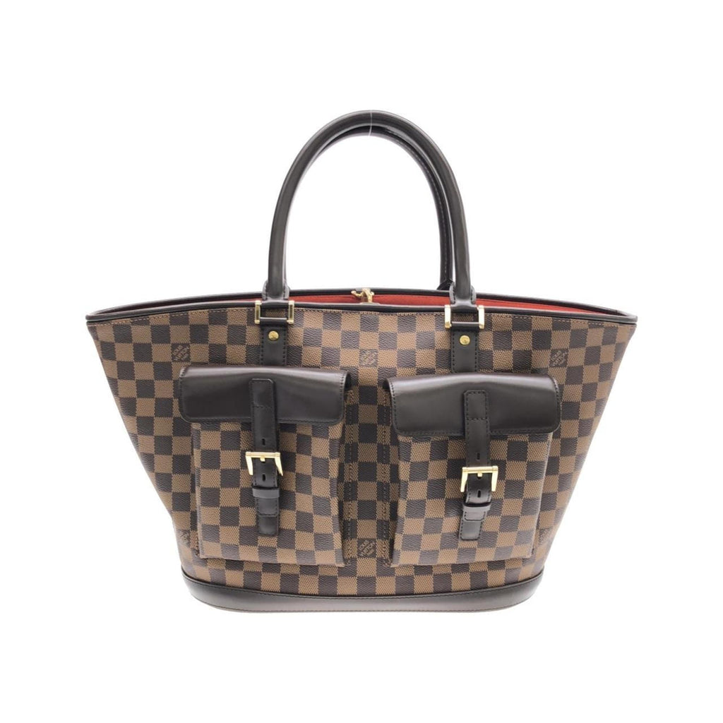 Louis Vuitton Brown Coated Canvas Handbag