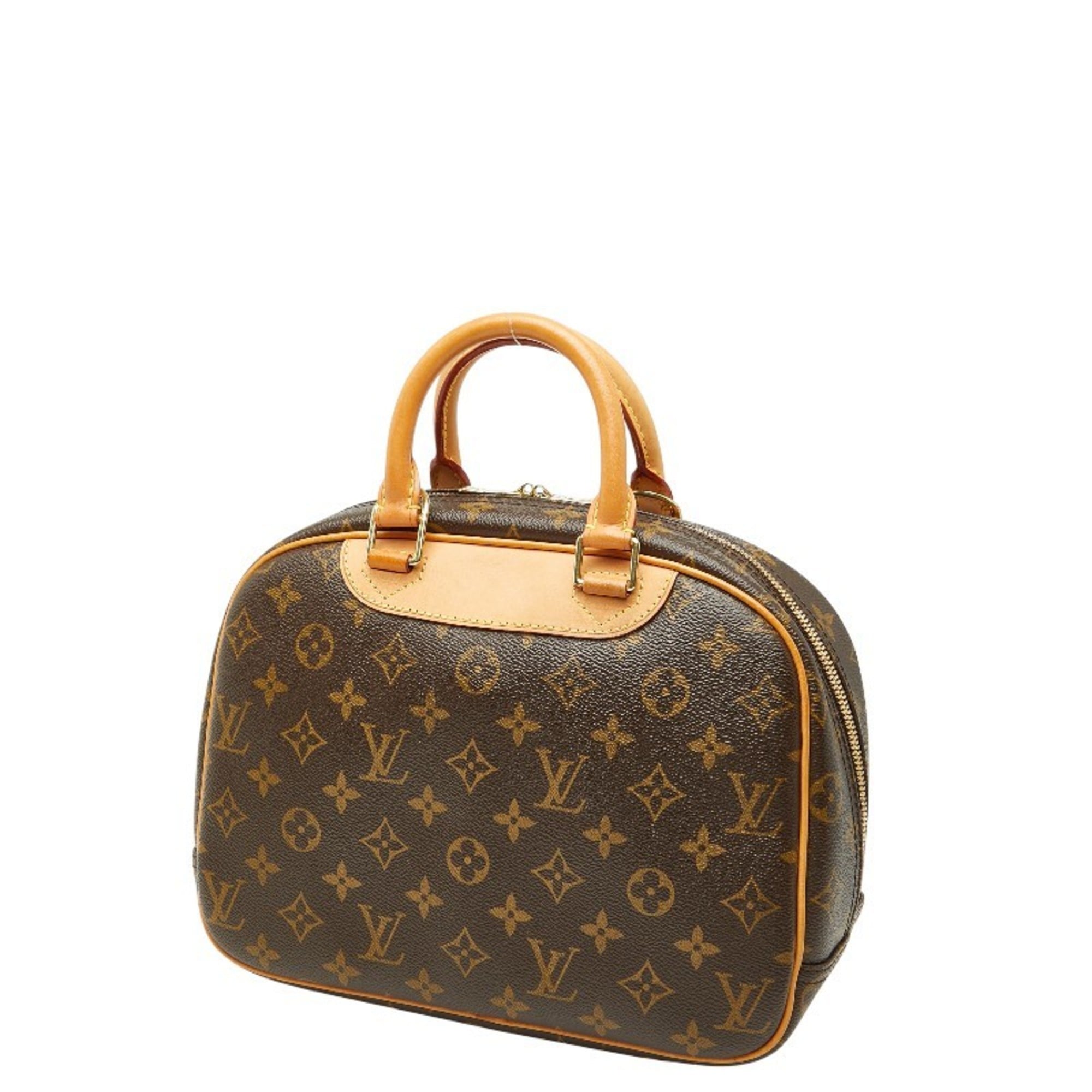 Louis Vuitton Monogram Brown Pvc Leather Handbag