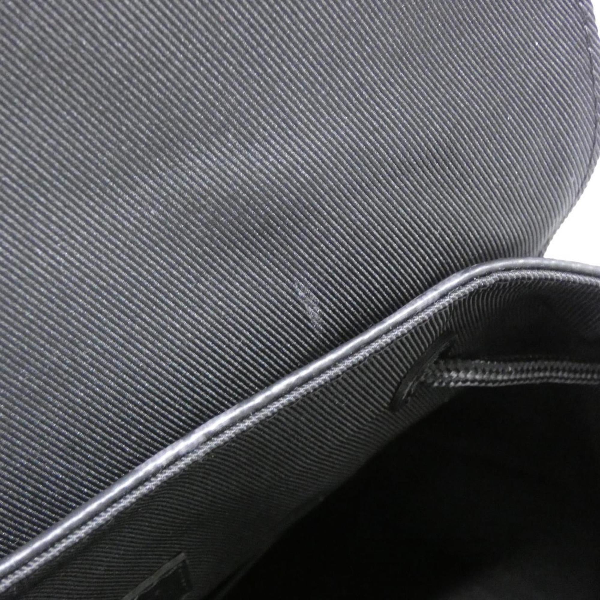 Louis Vuitton Black Coated Canvas Backpack