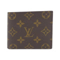 Louis Vuitton Marron Coated Canvas Wallet