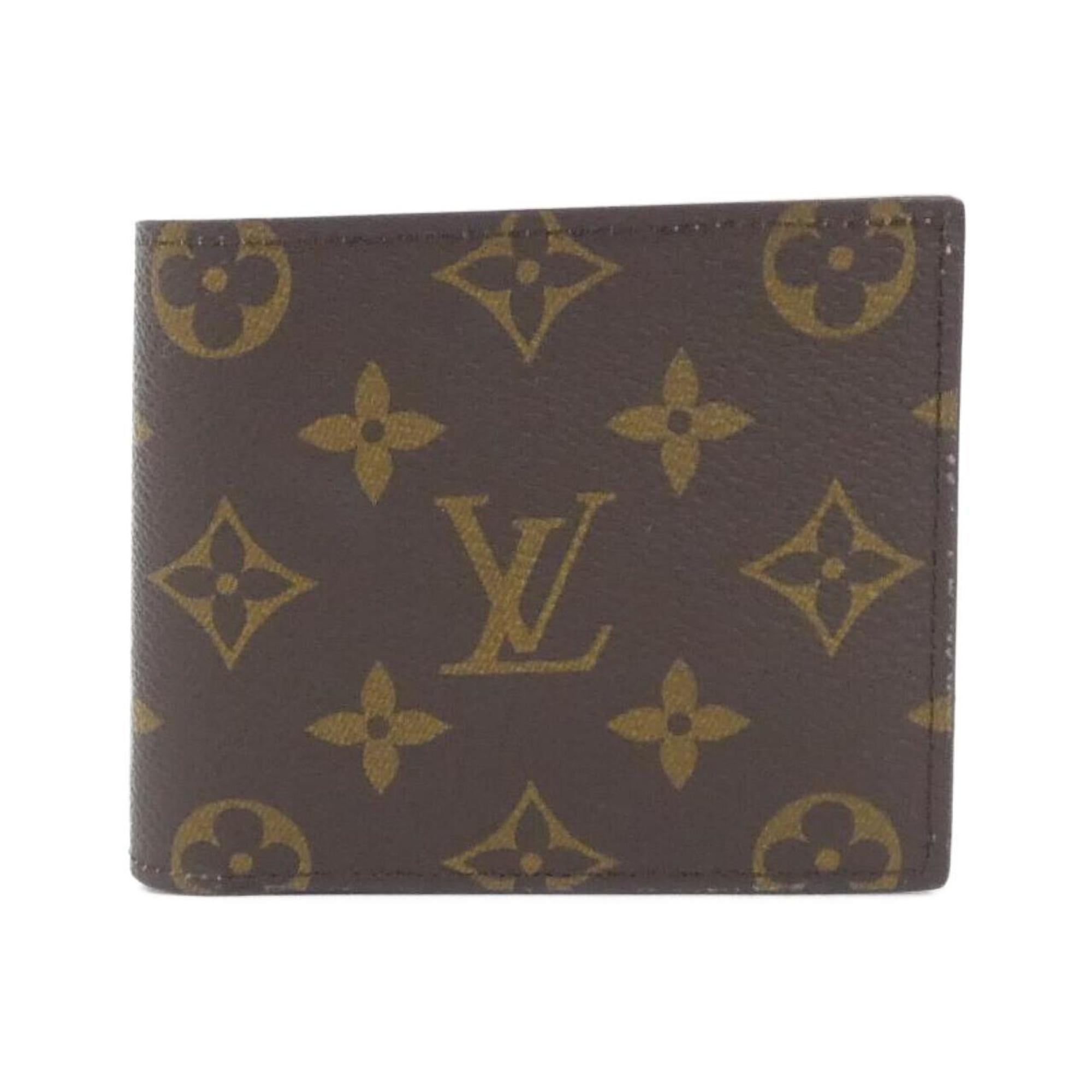 Louis Vuitton Marron Coated Canvas Wallet